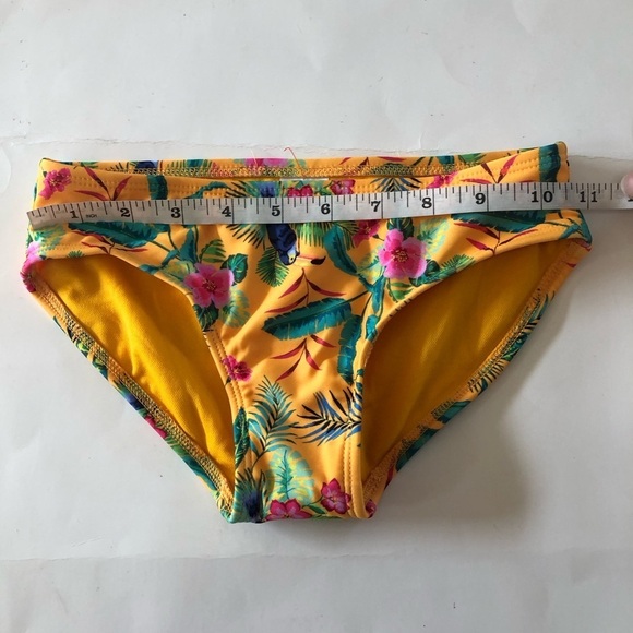 Bundle 3Pc Art Class Cat & Jack Cutout Bralette checker Tropical Bikini Bottoms - Picture 11 of 13